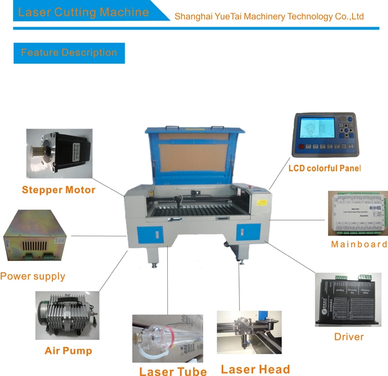 1325 6040 1390 CO2 Laser Cutting Machine